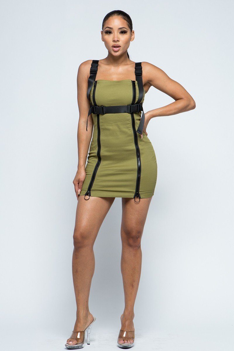 Stretchable Cotton Mini Dress - Absolute Fashion 2020