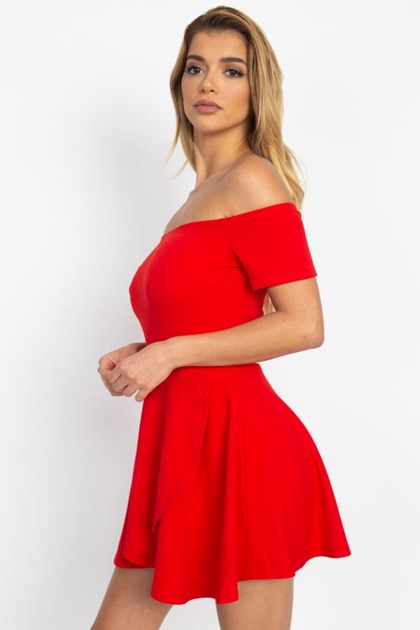 Fit & Flare Off Shoulder Romper - Absolute Fashion 2020