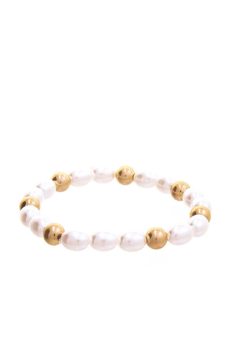 Chic Fresh Water Pearl And Bead Bracelet - Absolute Fashion 2020