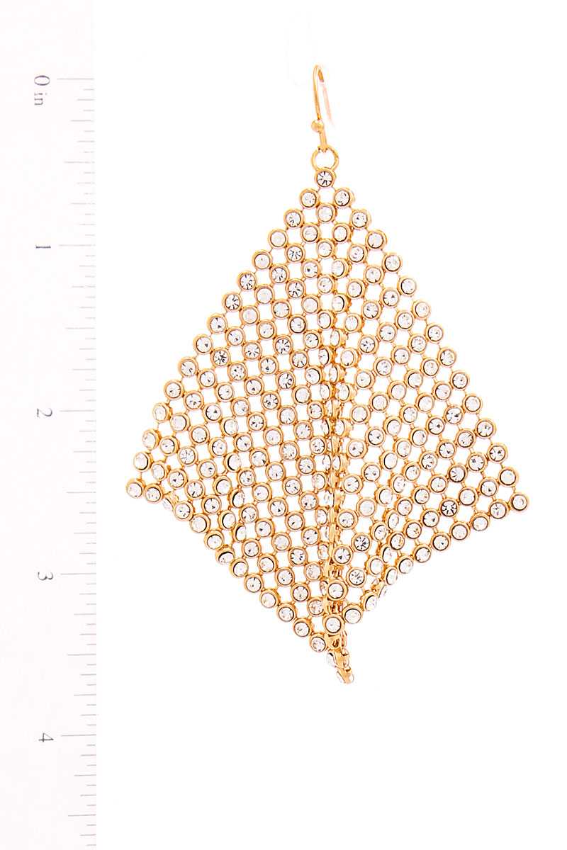 Stylish Movable Rhinestone Sequence Earring - Absolute Fashion 2020