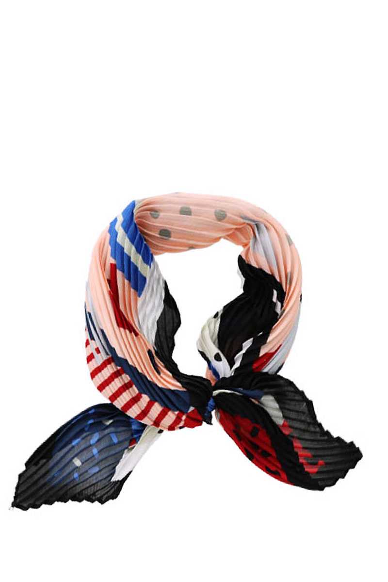 Fashion Pleated Multi Pattern Bandana - Absolute Fashion 2020