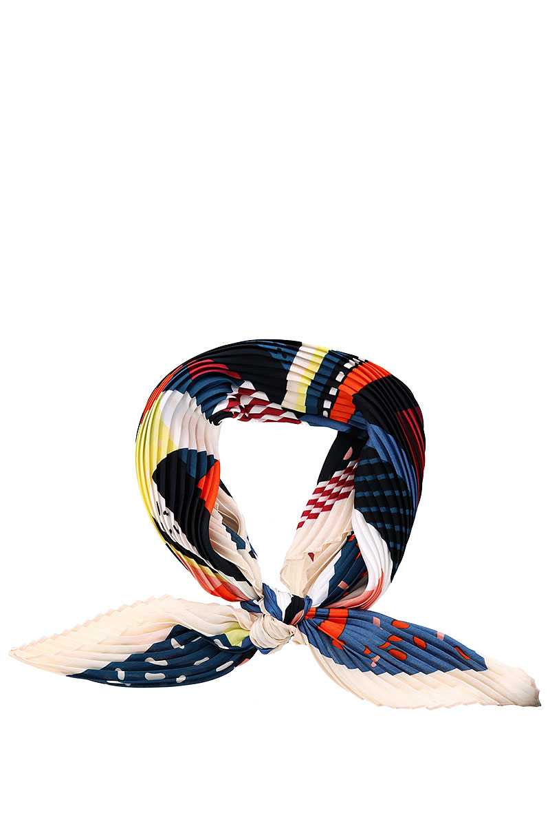 Fashion Pleated Multi Pattern Bandana - Absolute Fashion 2020