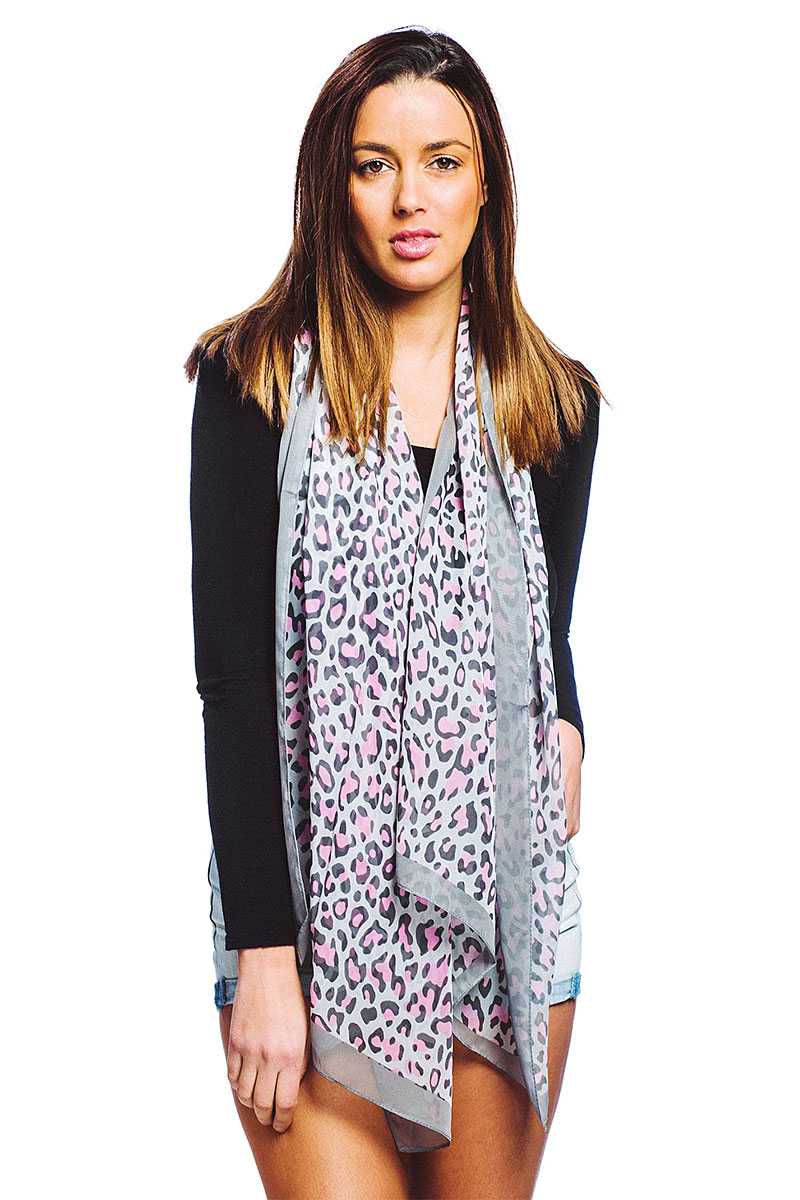 Fashion Silky Leopard Print Oblong Scarf - Absolute Fashion 2020