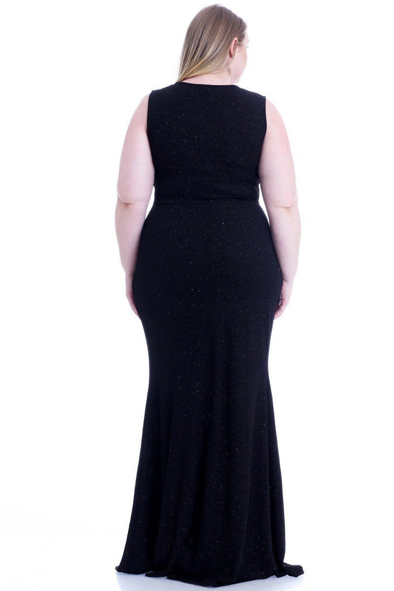 Stretch Hukuru Glitter Mermaid Maxi Dress - Absolute Fashion 2020