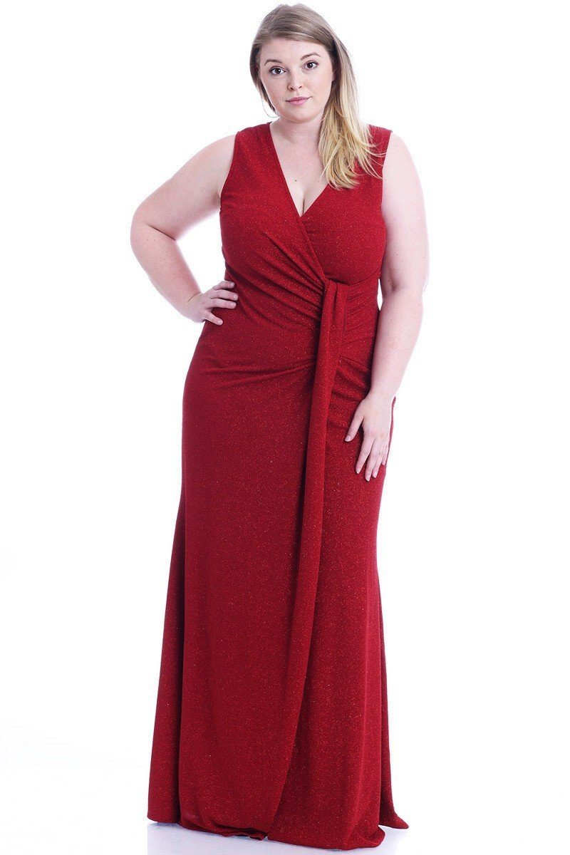 Stretch Hukuru Glitter Mermaid Maxi Dress - Absolute Fashion 2020