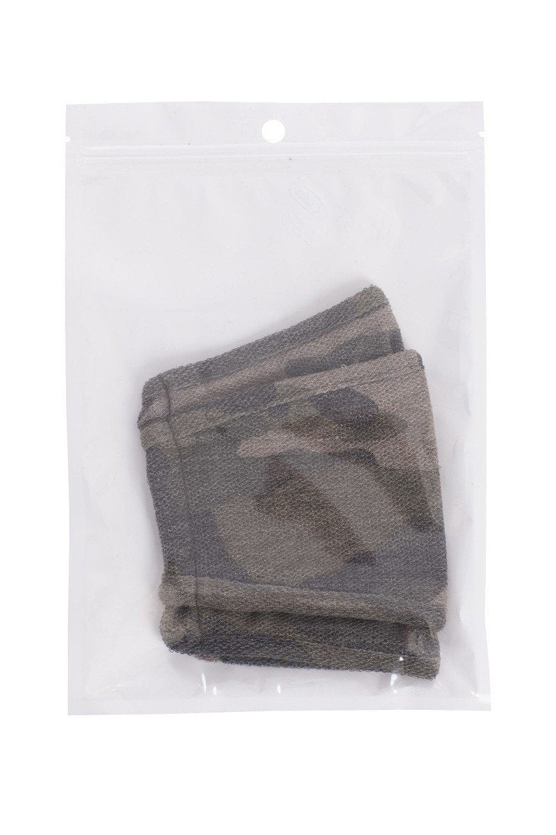 Camouflage 3d Reusable Face Mask - Absolute Fashion 2020
