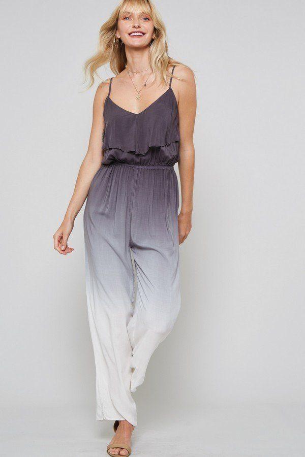 A Ombre Tie-dye Woven Jumpsuit - Absolute Fashion 2020
