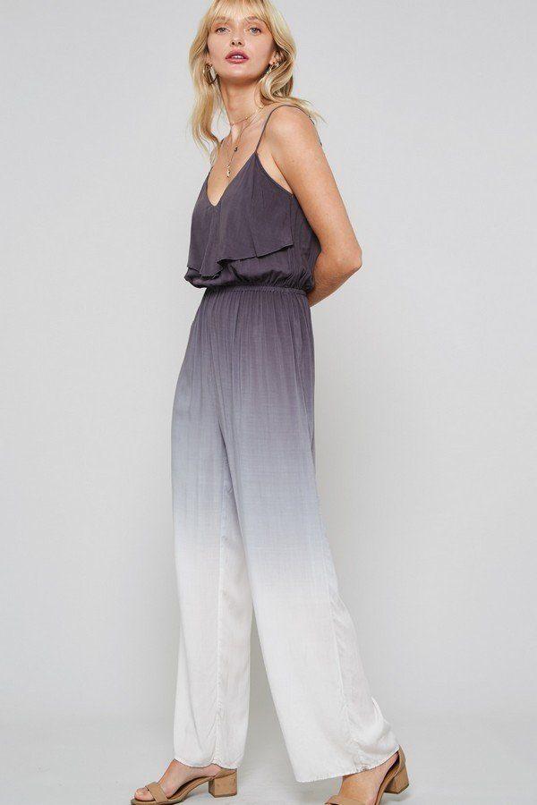 A Ombre Tie-dye Woven Jumpsuit - Absolute Fashion 2020