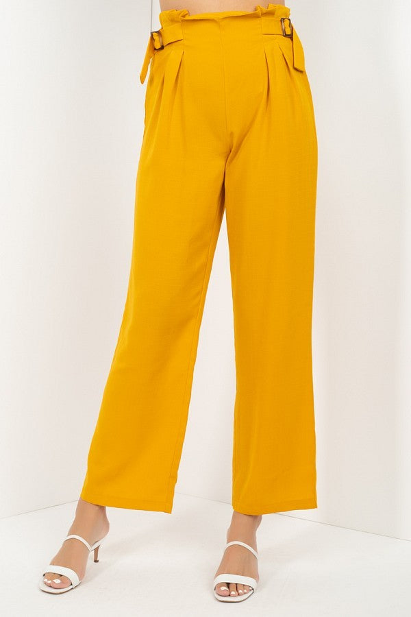 High Waist Paperbag Wide Pants - Absolute Fashion 2020