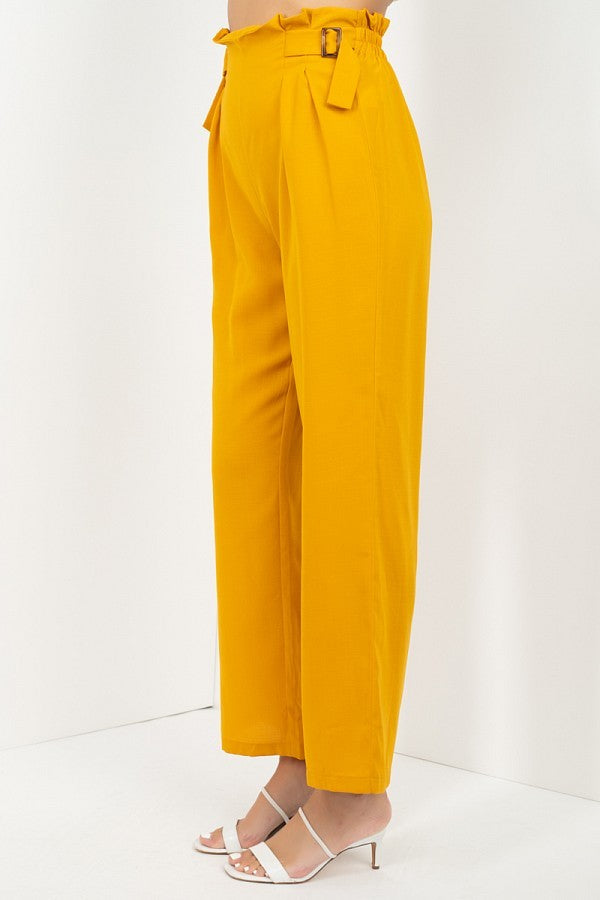 High Waist Paperbag Wide Pants - Absolute Fashion 2020