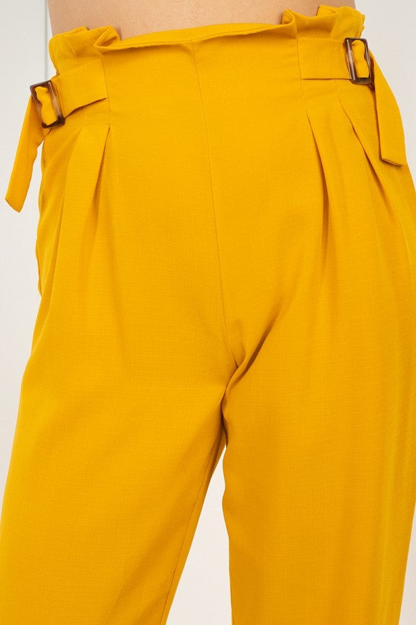 High Waist Paperbag Wide Pants - Absolute Fashion 2020