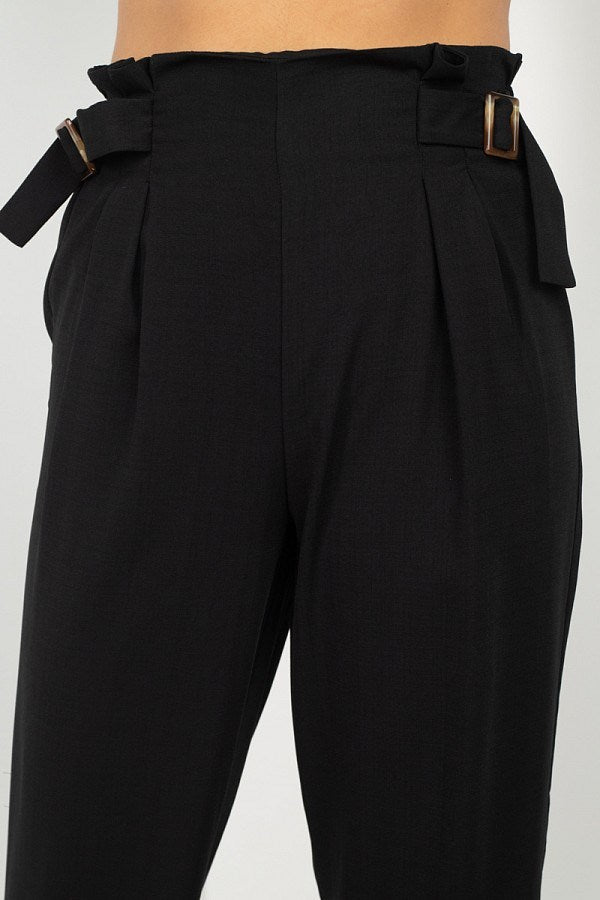 High Waist Paperbag Wide Pants - Absolute Fashion 2020