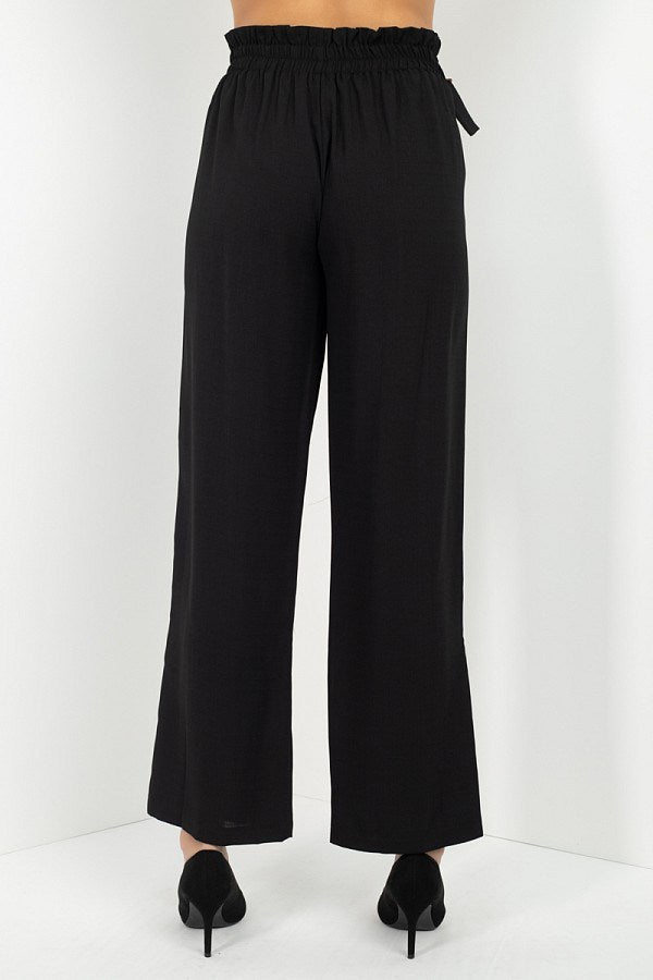 High Waist Paperbag Wide Pants - Absolute Fashion 2020