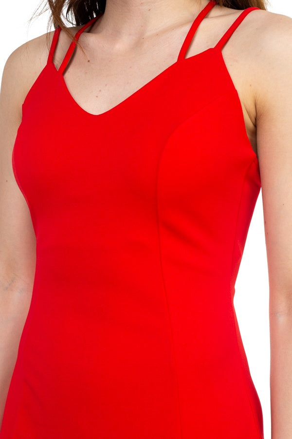 Crisscross Double Spaghetti Dress - Absolute Fashion 2020