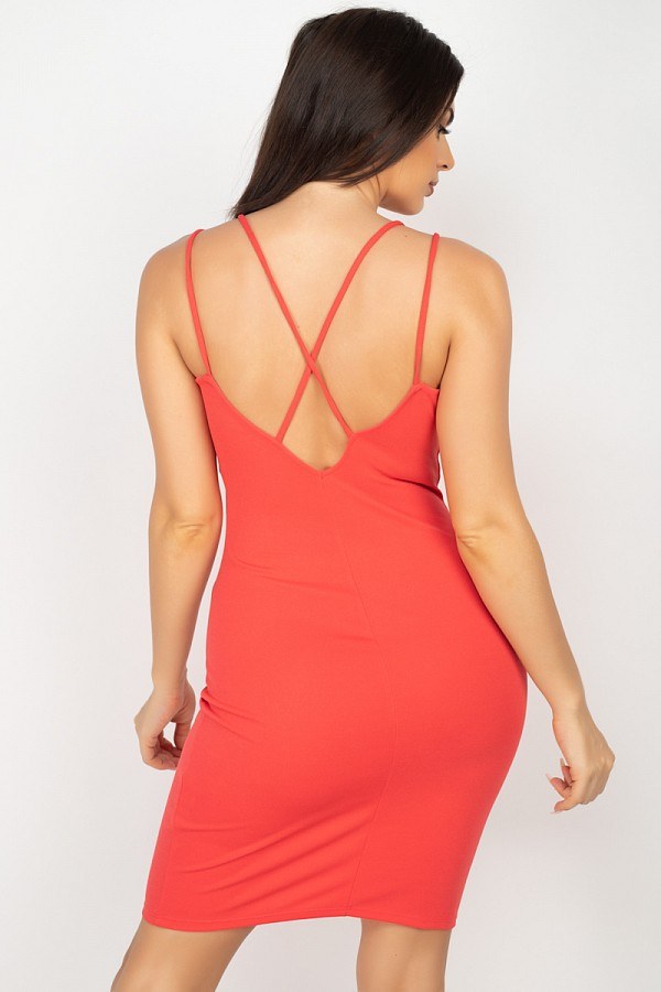 Crisscross Double Spaghetti Dress - Absolute Fashion 2020