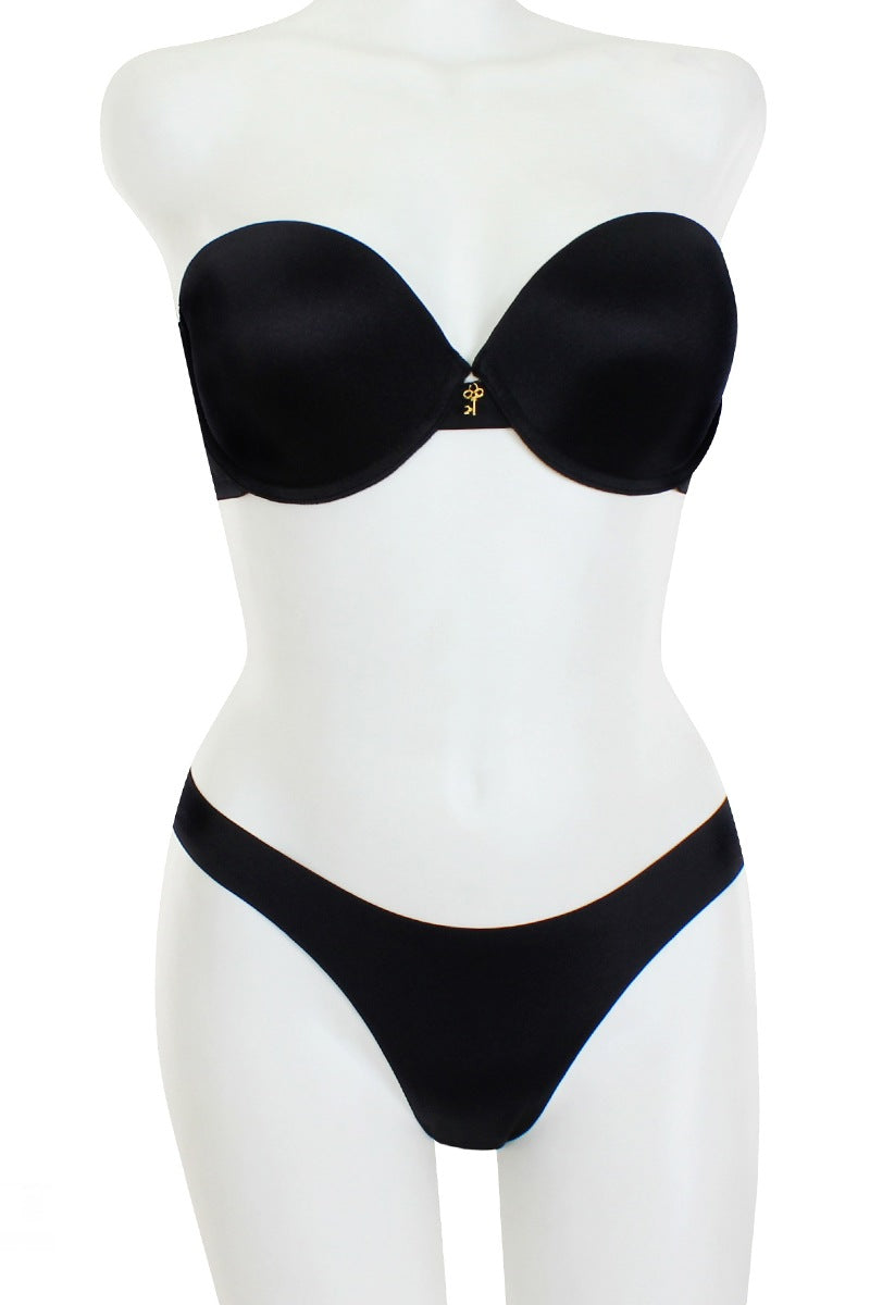 Solid Laser Cut Brazilian Cut Panty - Absolute Fashion 2020