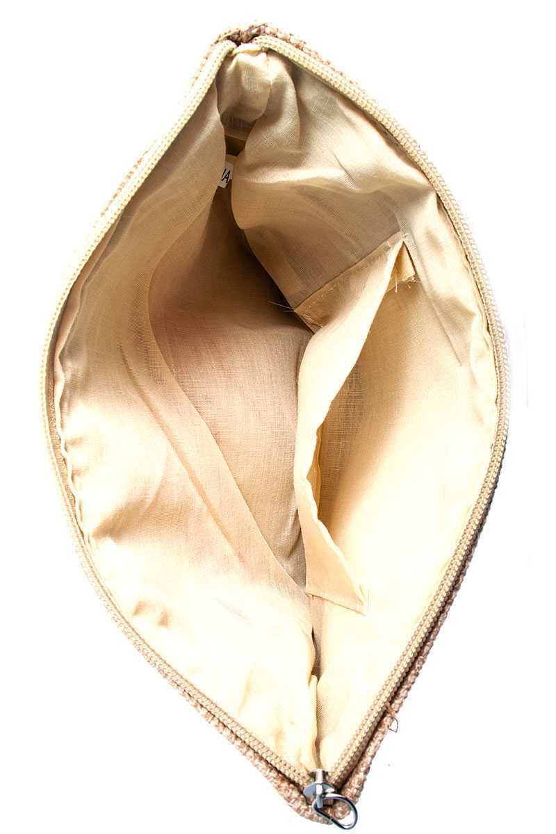 Designer Fashion Woven Fabric Clutch - Absolute Fashion 2020