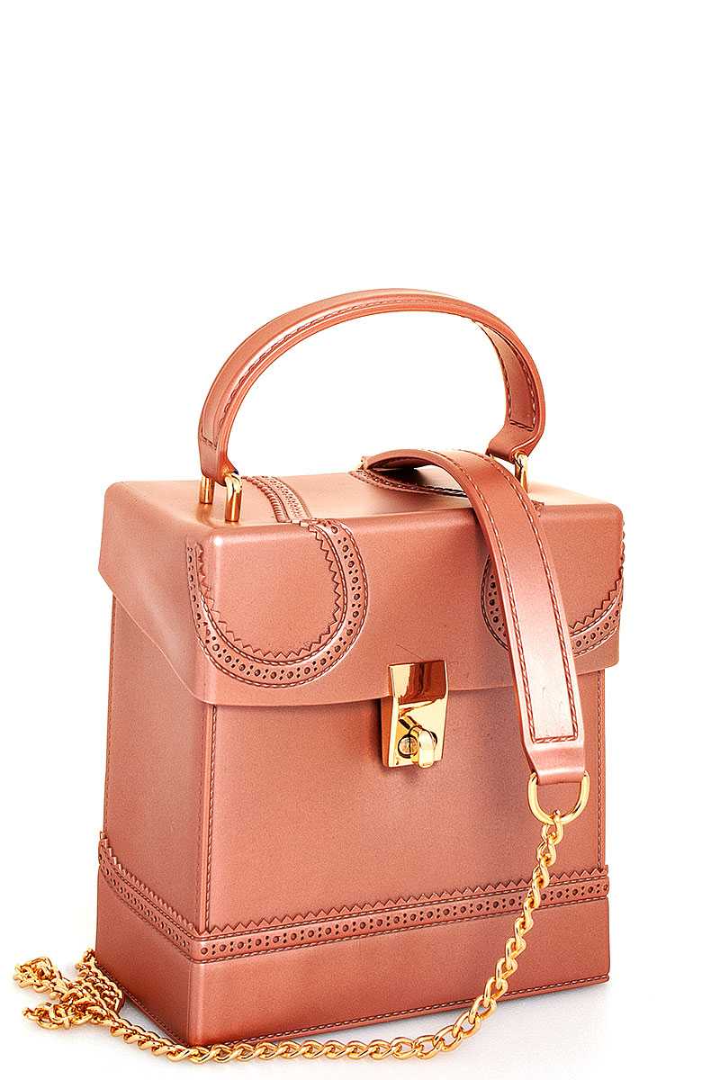 Stylish Cute Square Tender Jelly Crossbody Bag - Absolute Fashion 2020