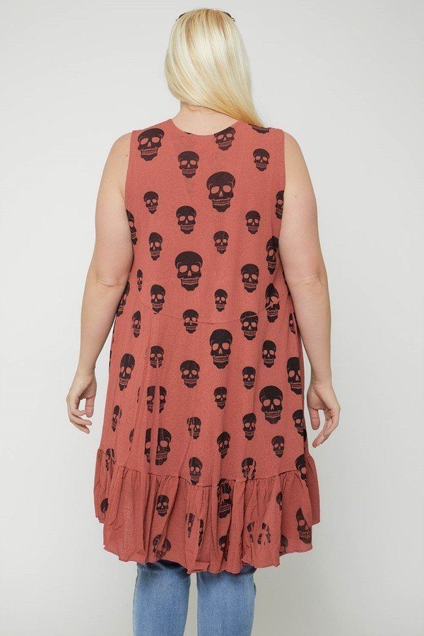 Sleeveless Cardigan Featuring A Long Flattering Silhouette - Absolute Fashion 2020