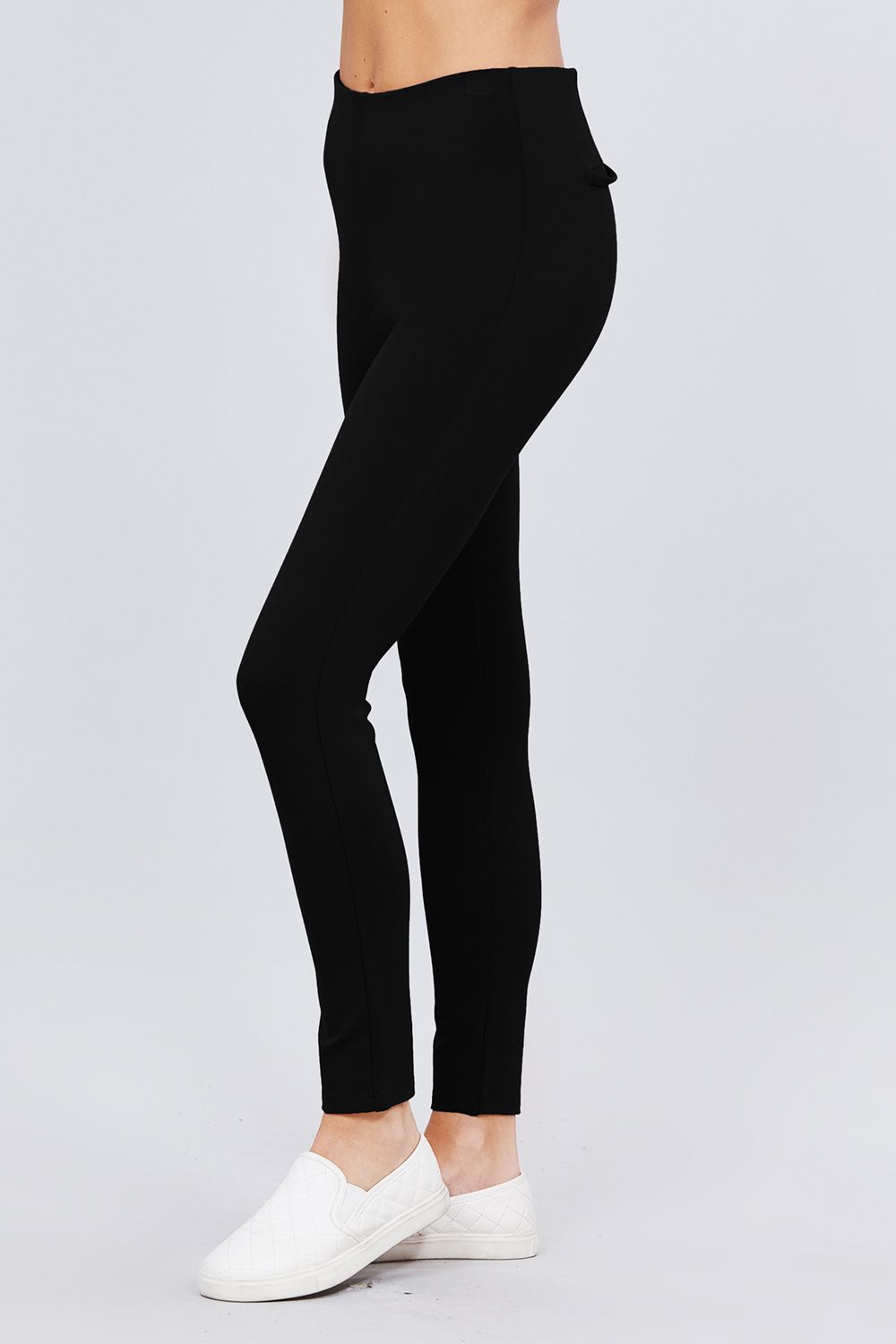 Waist Elastic Band Ponte Pants - Absolute Fashion 2020