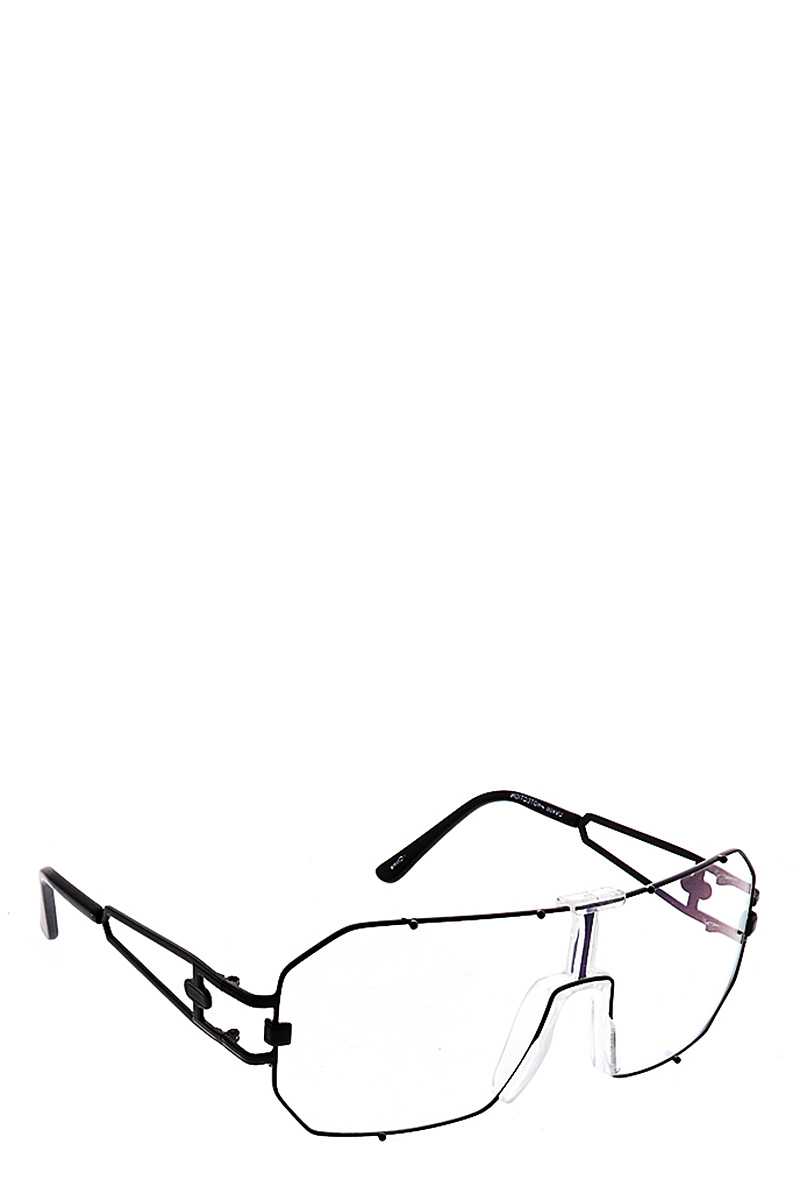 Clear Styled Metal Frame Sunglasses - Absolute Fashion 2020