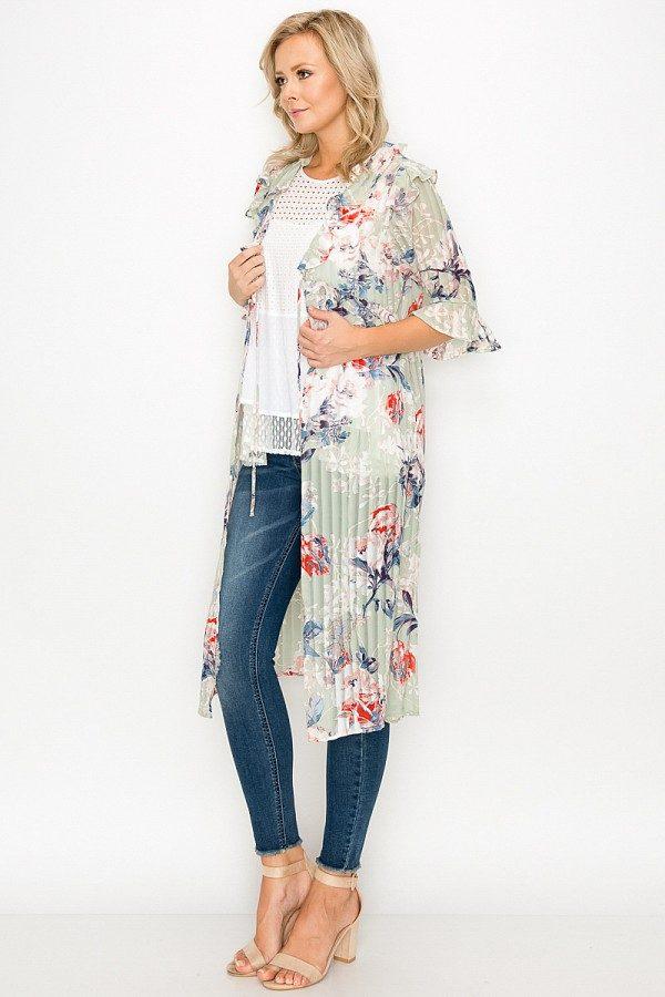 Ruffle Robe Cardigan - Absolute Fashion 2020