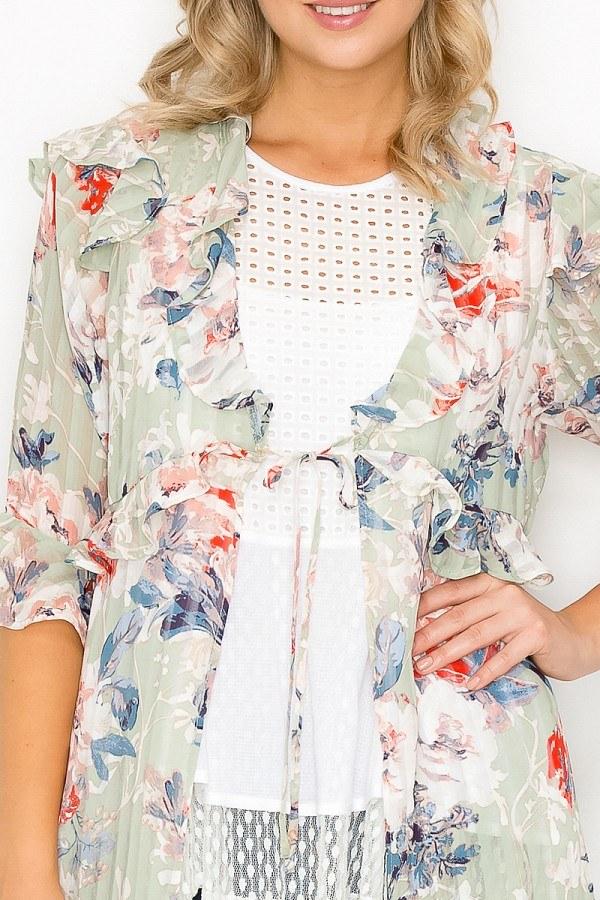 Ruffle Robe Cardigan - Absolute Fashion 2020