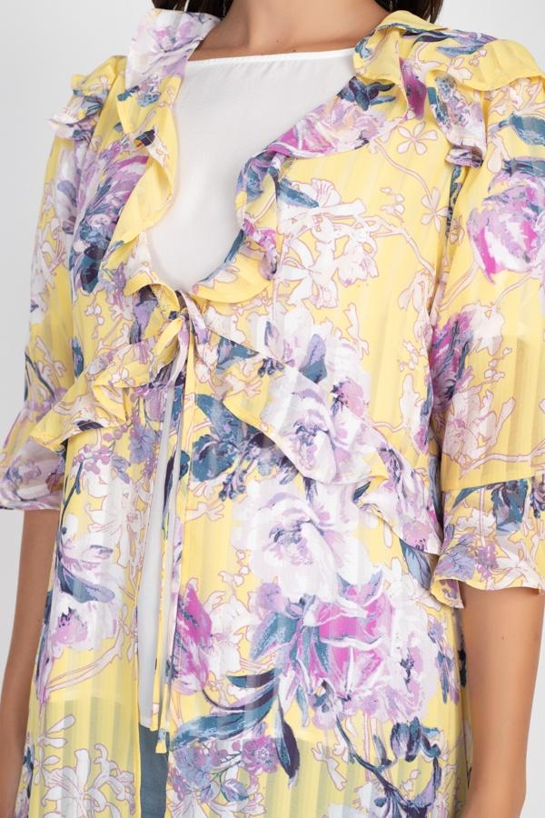 Ruffle Robe Cardigan - Absolute Fashion 2020