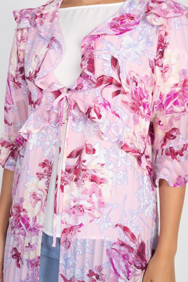 Ruffle Robe Cardigan - Absolute Fashion 2020
