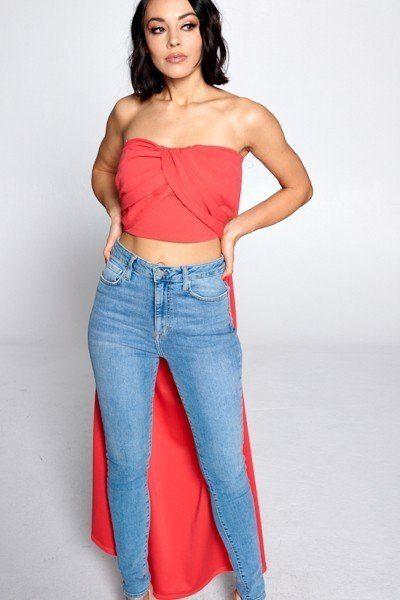 Strapless Long Top - Absolute Fashion 2020