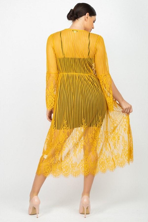 Stripe Mesh Cardigan - Absolute Fashion 2020