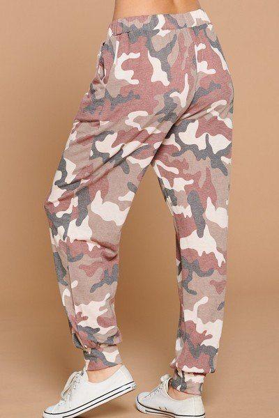 Camo Army Printed French Terry Casual Loungewear Joggers - Absolute Fashion 2020