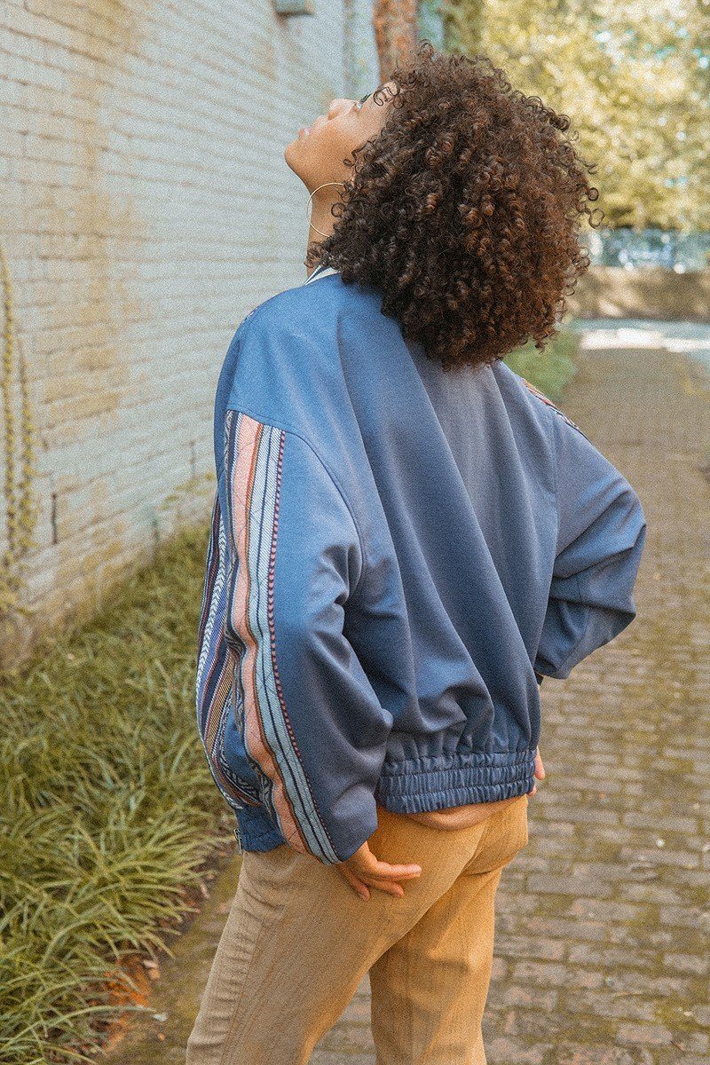 A Woven Jacket That Features Tribal Striped Accents - Absolute Fashion 2020