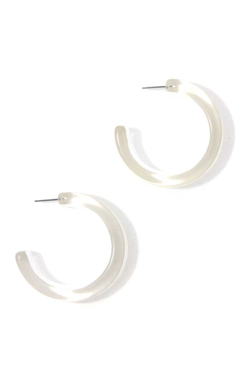 Chic Transparent Hoop Earring - Absolute Fashion 2020