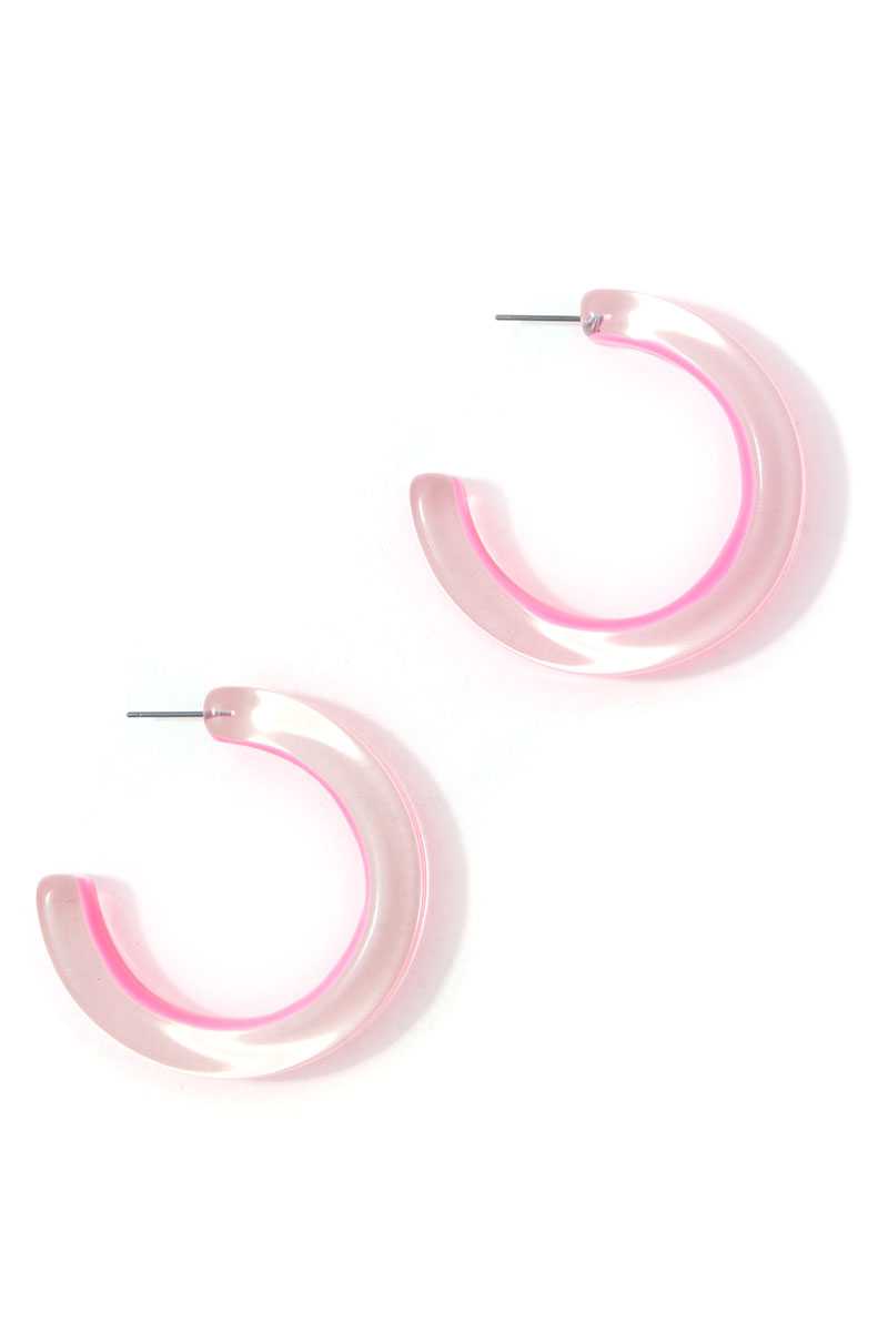 Chic Transparent Hoop Earring - Absolute Fashion 2020
