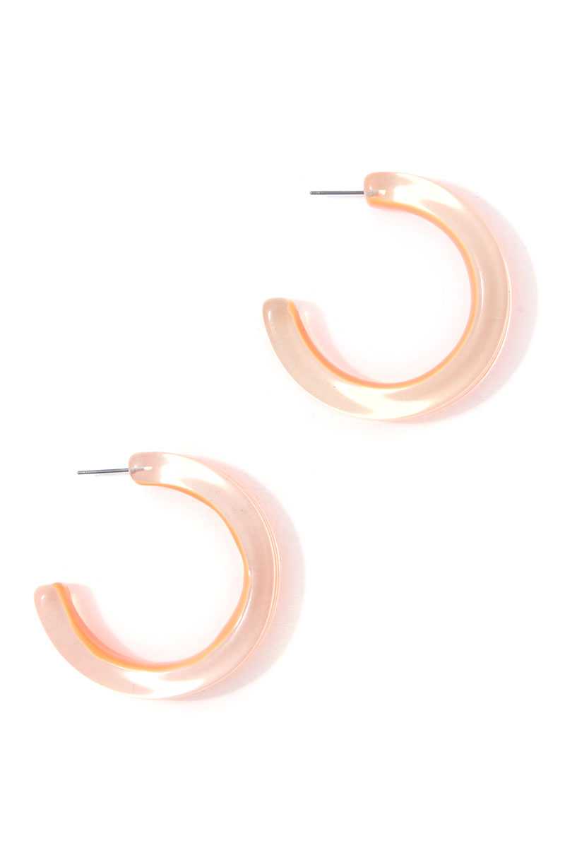 Chic Transparent Hoop Earring - Absolute Fashion 2020