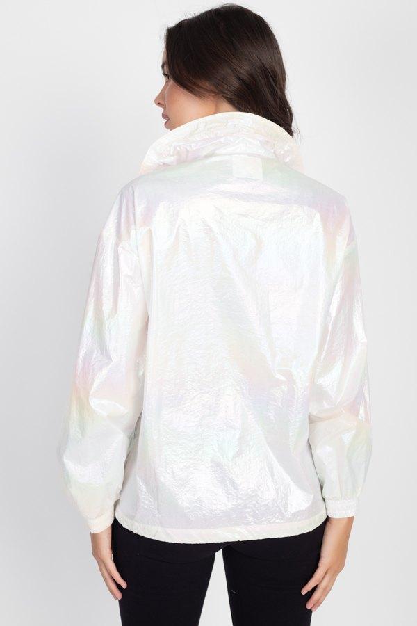 Holographic Windbreaker Jacket - Absolute Fashion 2020