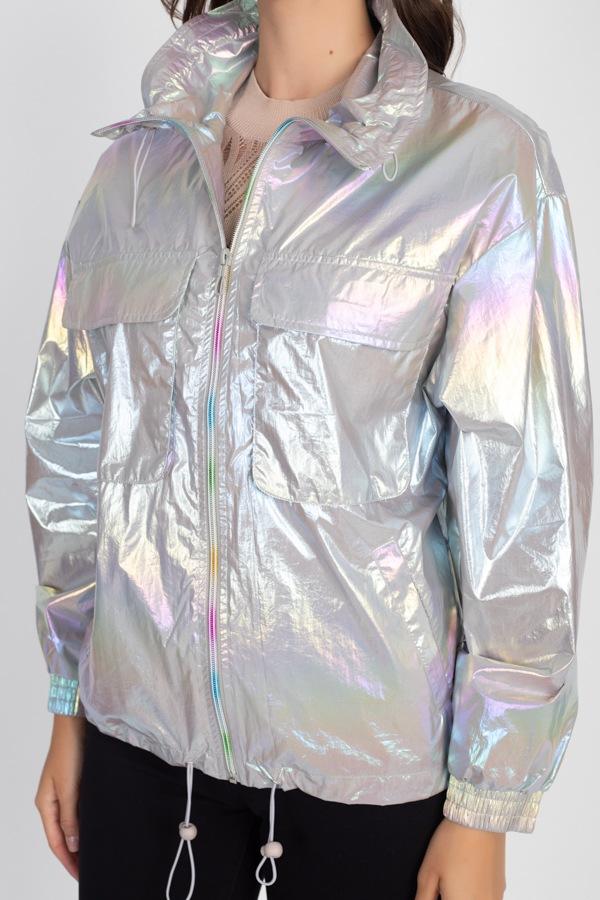 Holographic Windbreaker Jacket - Absolute Fashion 2020