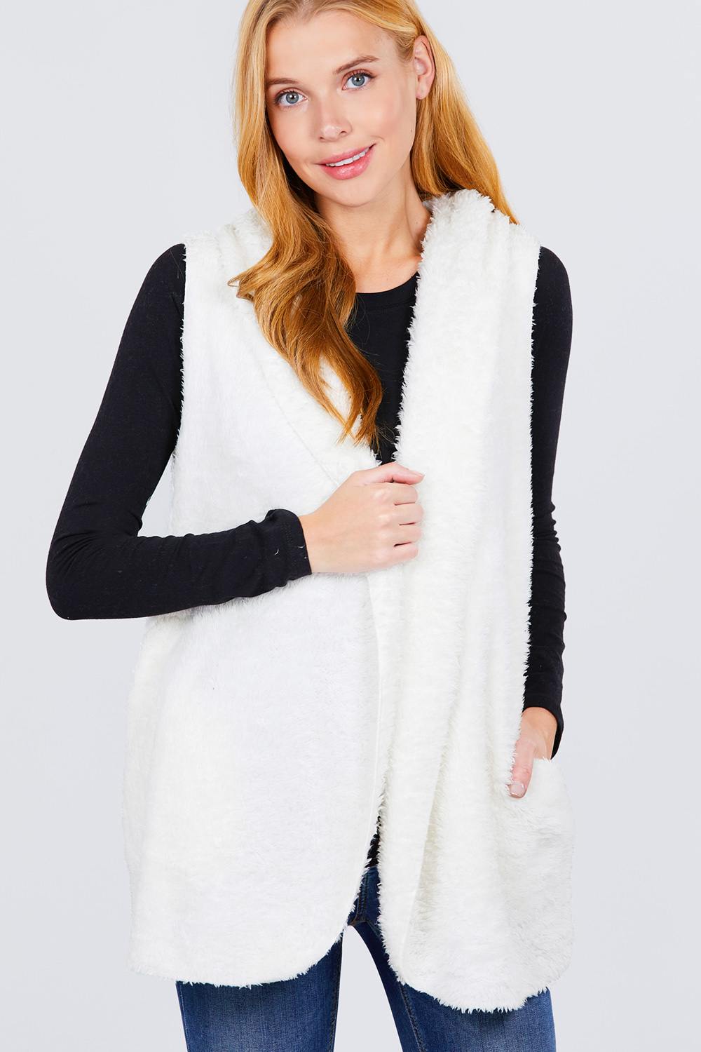 Faux Fur Fluffy Vest - Absolute Fashion 2020