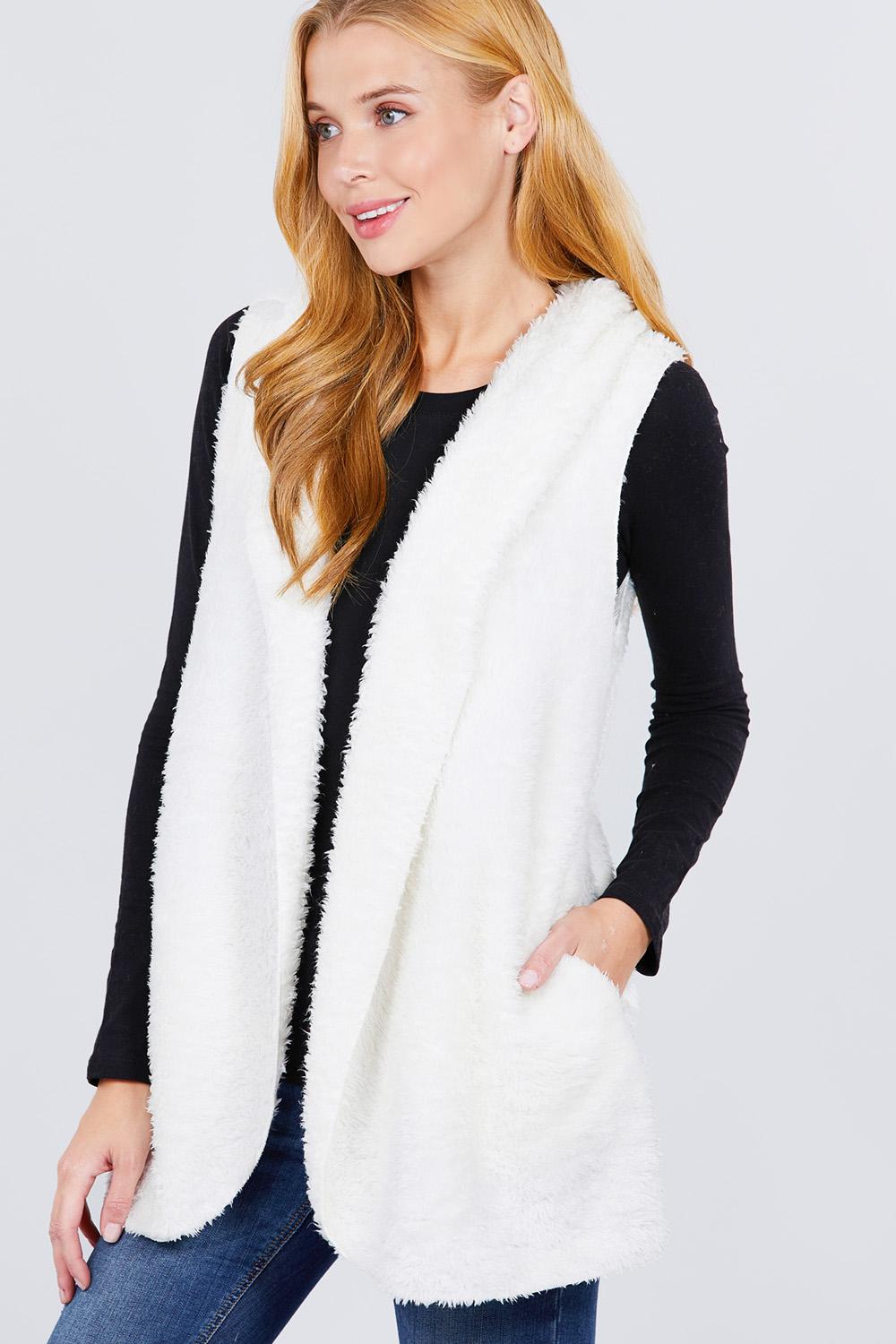 Faux Fur Fluffy Vest - Absolute Fashion 2020