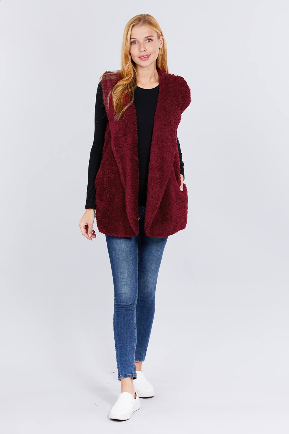 Faux Fur Fluffy Vest - Absolute Fashion 2020