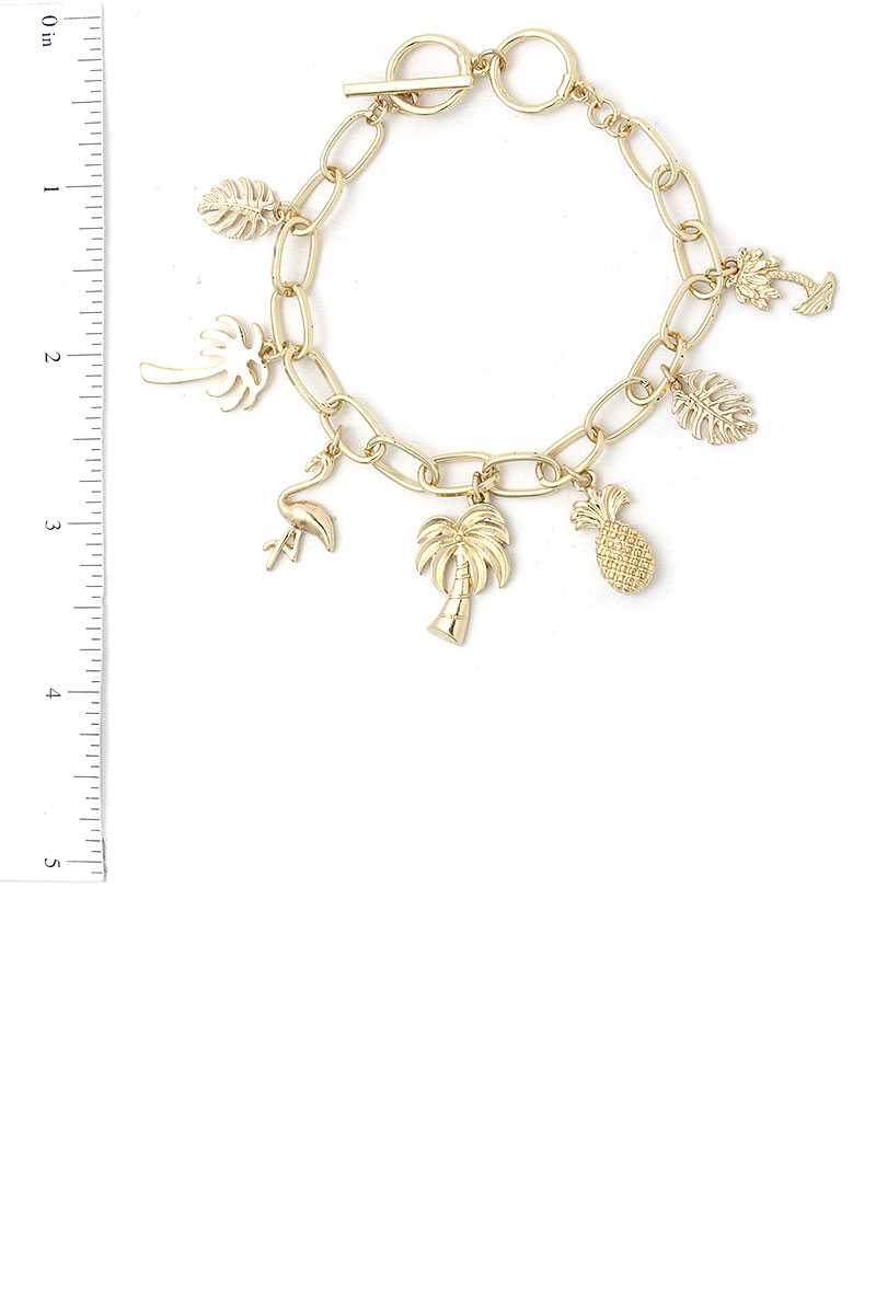 Chic Fashion Tropical Charm Drop Bracelet - Absolute Fashion 2020