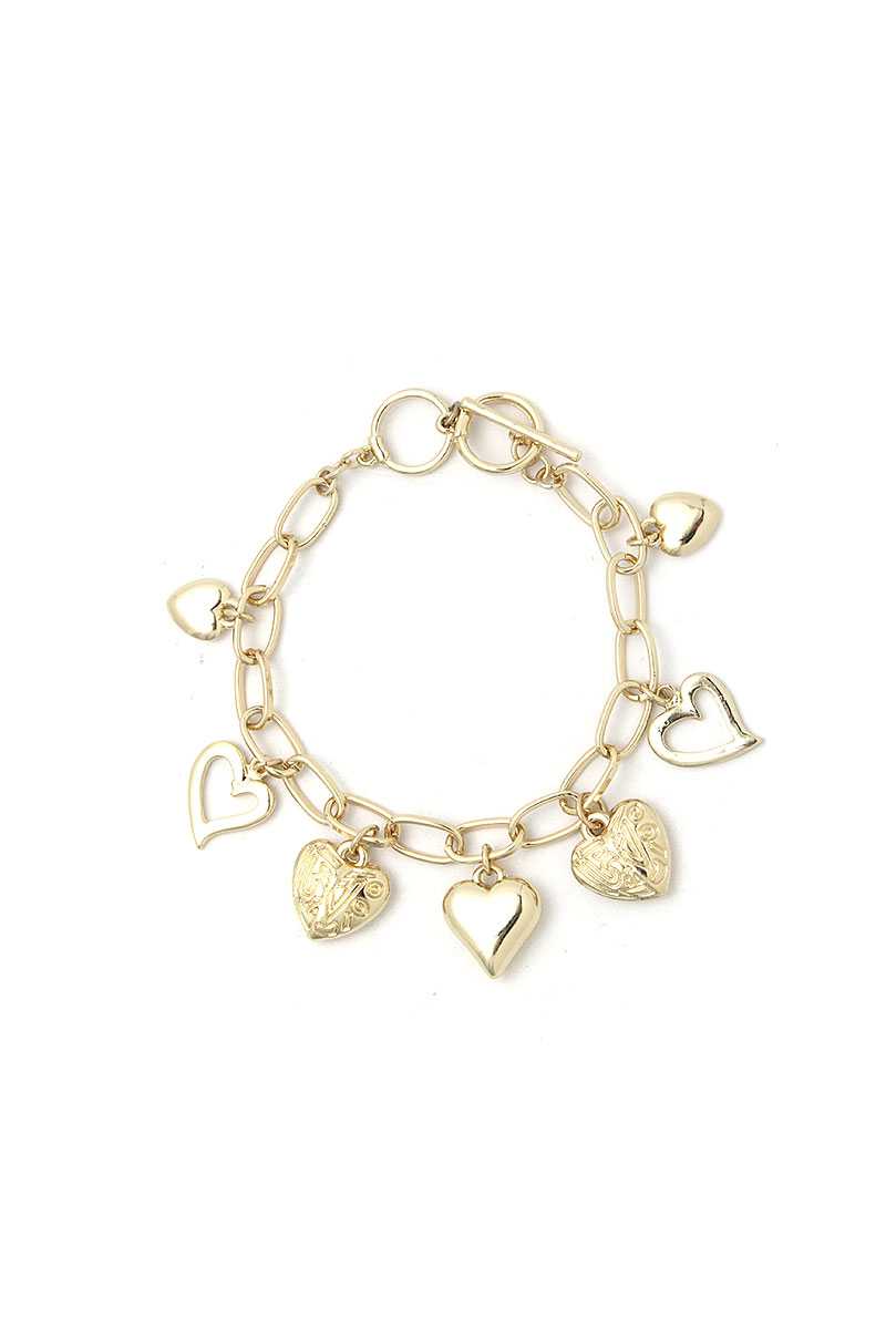 Fashion Multi Heart Bracelet - Absolute Fashion 2020