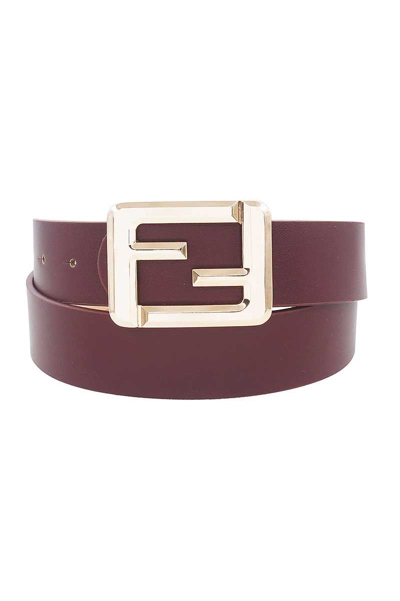 Fashion Square Letter Buckle Belt - Absolute Fashion 2020