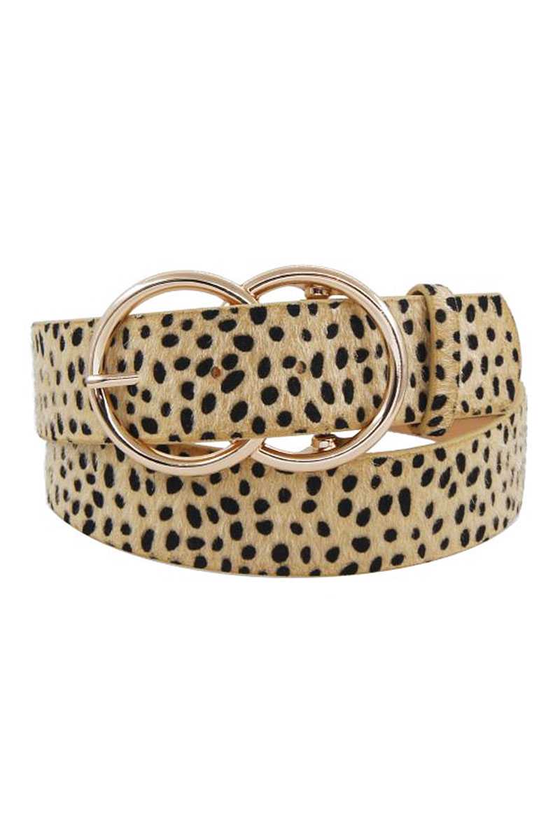 Stylish Cheetah Fur And Pattern Belt - Absolute Fashion 2020