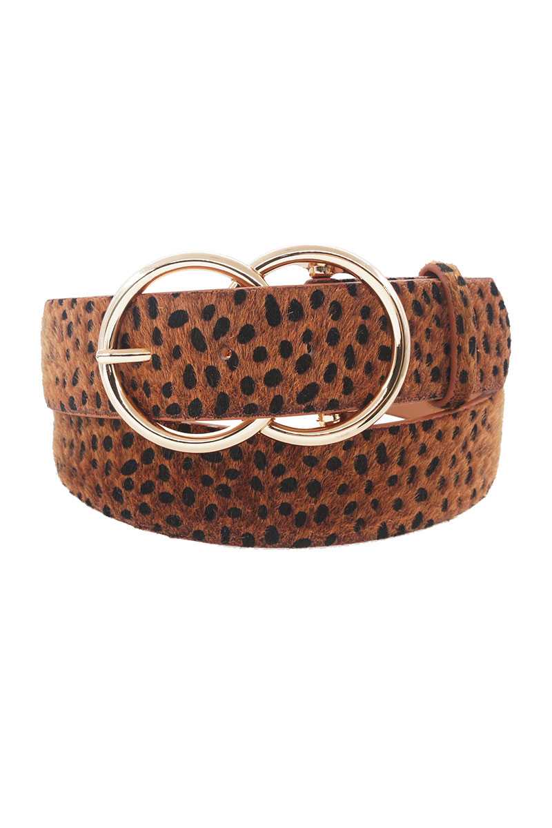 Stylish Cheetah Fur And Pattern Belt - Absolute Fashion 2020