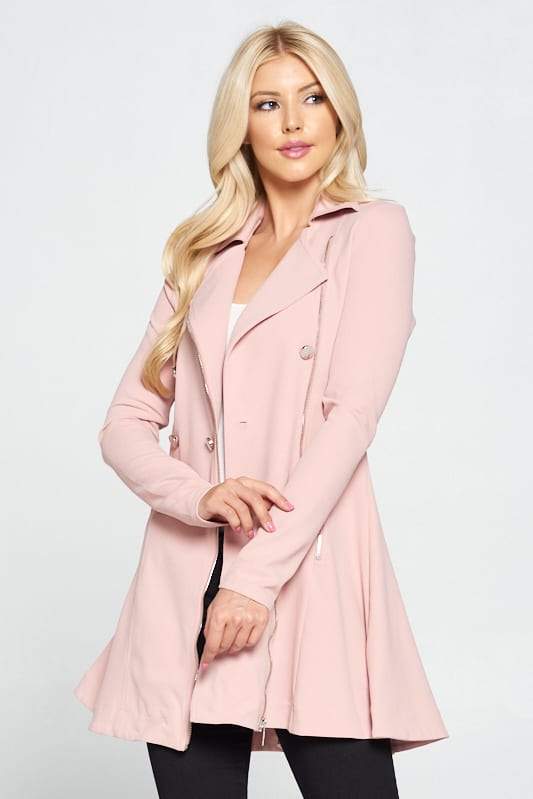 Double Breasted Flare Blazer Dress - Absolute Fashion 2020