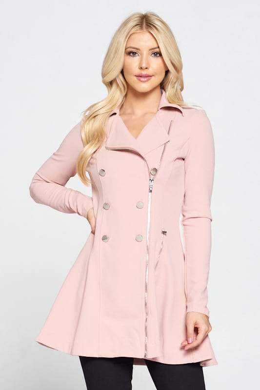 Double Breasted Flare Blazer Dress - Absolute Fashion 2020