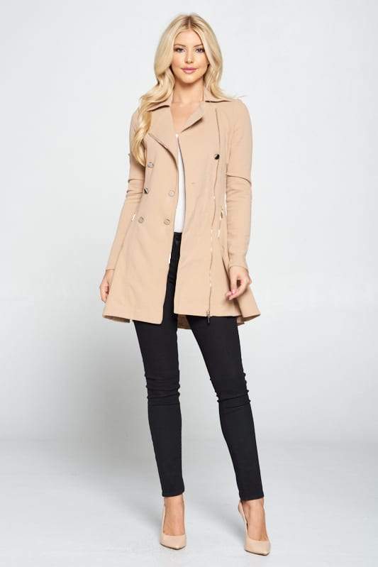 Double Breasted Flare Blazer Dress - Absolute Fashion 2020