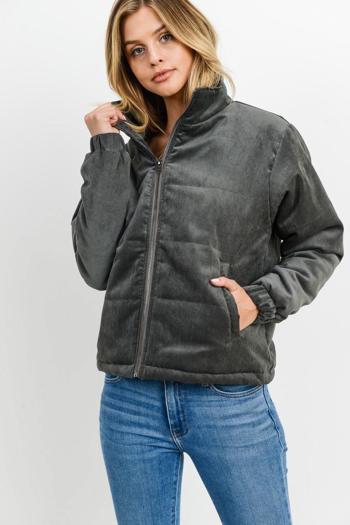 Puffy Long Sleeves Jacket - Absolute Fashion 2020